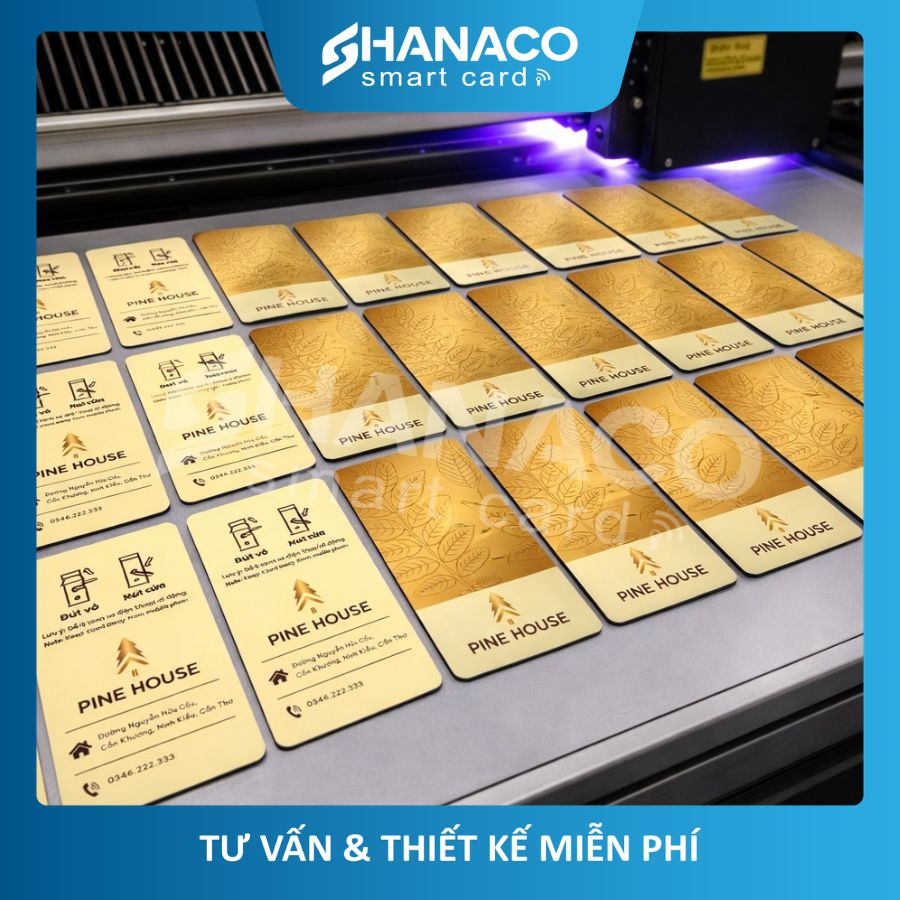 In Lên Phôi Thẻ Trắng Có Sẵn