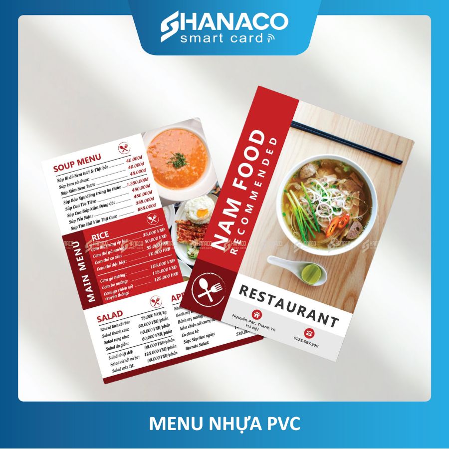 Menu Nhà Hàng Quán Ăn