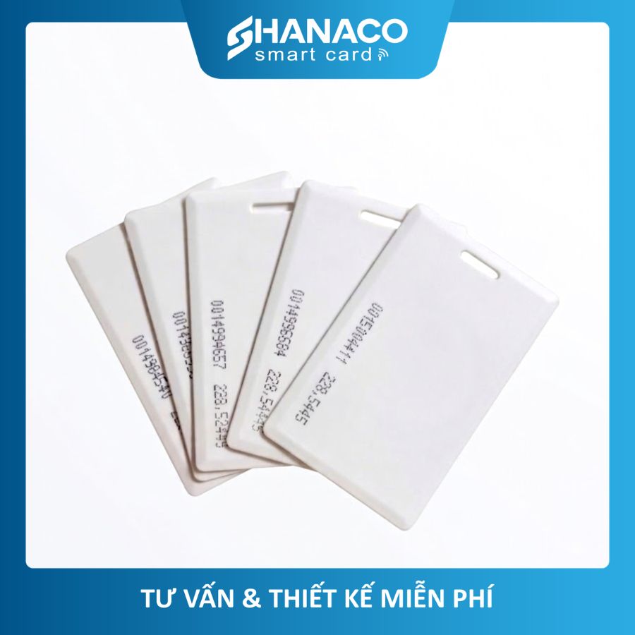 Thẻ Trắng Proximity Loại Dày