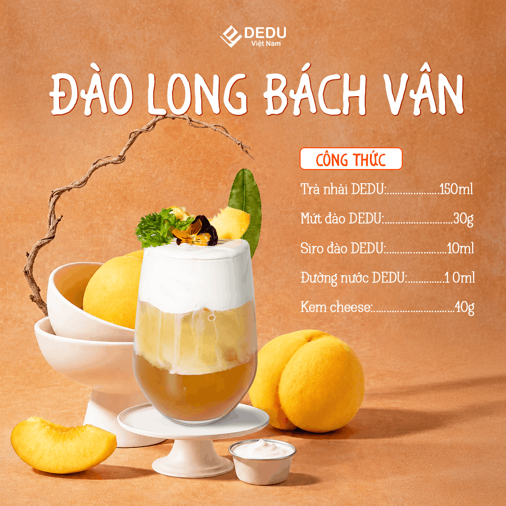 MỨT ĐÀO DEDU - ĐÀO LONG BÁCH VÂN