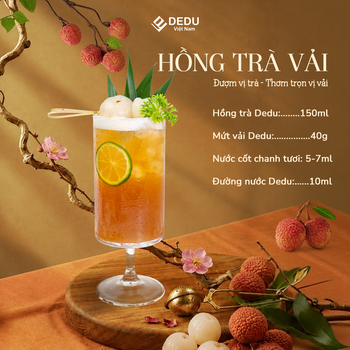 Hồng trà vải