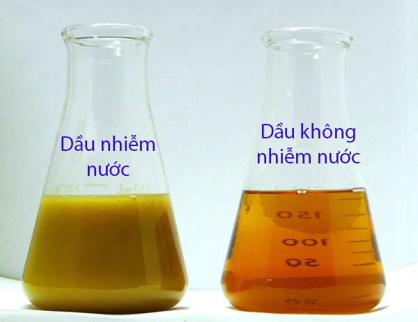 DẦU ĐỘNG CƠ NHIỄM NƯỚC NGUYÊN NHÂN VÀ CÁCH SỬ LÝ