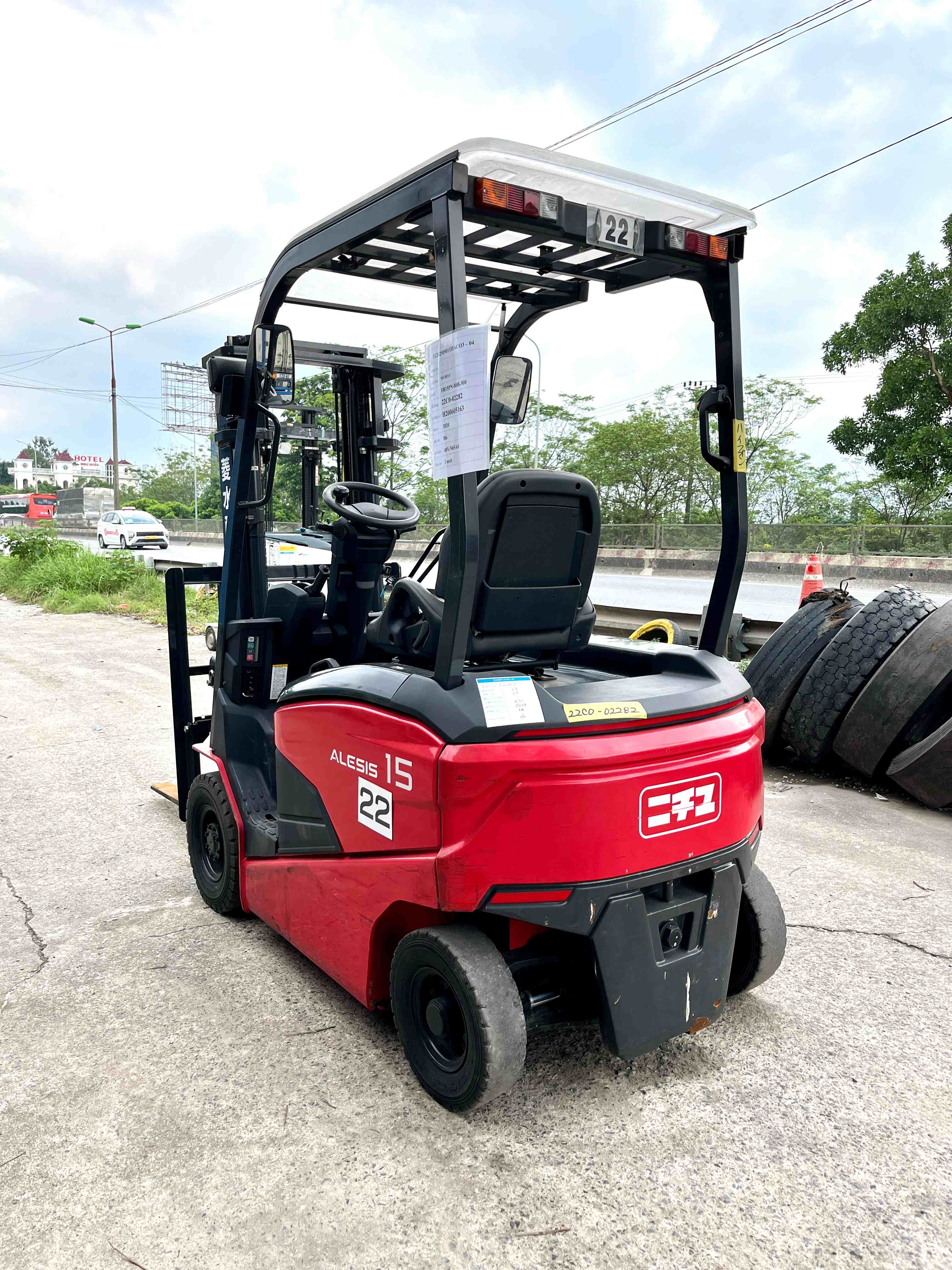 XE NÂNG ĐIỆN NGỒI LÁI NICHIYU 1,5 Tấn FB15PN-80-300 (2020)