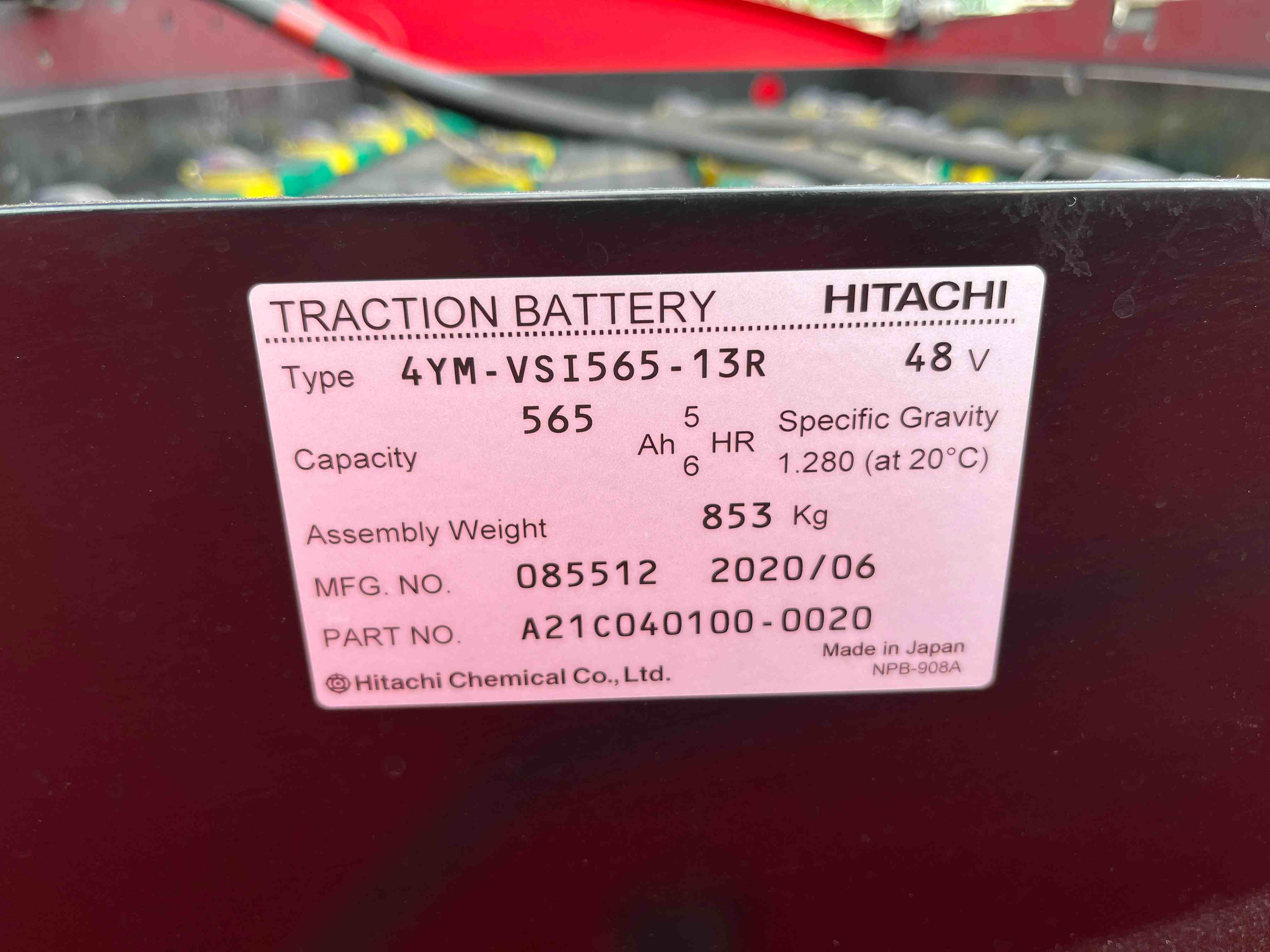 XE NÂNG ĐIỆN NGỒI LÁI NICHIYU 1.5 Tấn FB15PN-80B-300 (2020)