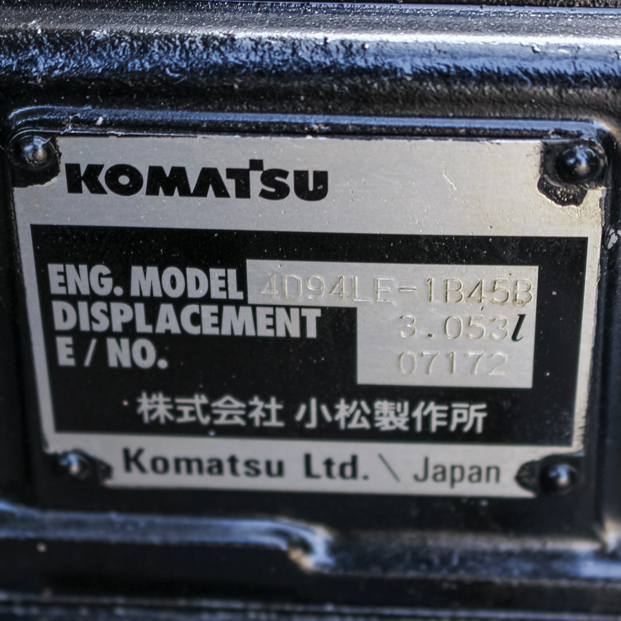 Xe nâng dầu Komatsu Nhật Bãi 3 Tấn FD30C-16 Gật gù lốp kép