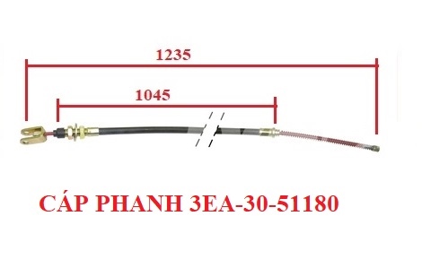 CÁP PHANH TAY TRÁI KOMATSU 3EA-30-51180