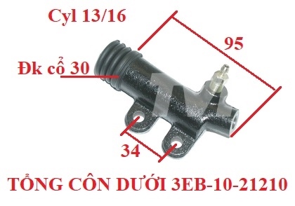 TỔNG CÔN DƯỚI KOMATSU (13/16) 3EB10-21210