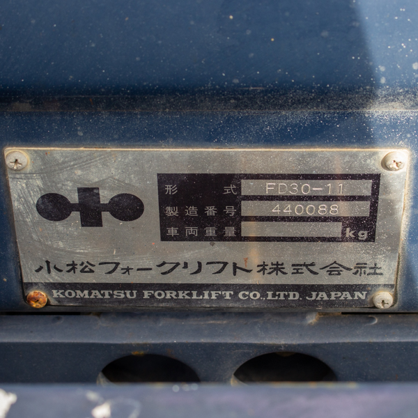 Xe nâng dầu Komatsu Nhật Bãi 3 Tấn FD30-11