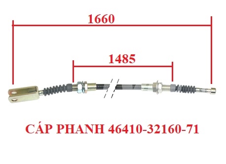 CÁP PHANH TAY PHẢI TOYOTA 46410-32160-71