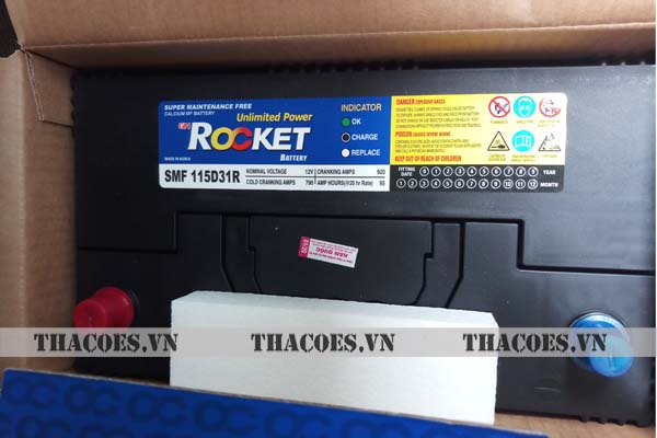 Ắc quy Rocket SMF NX110-5L (12V-70Ah)