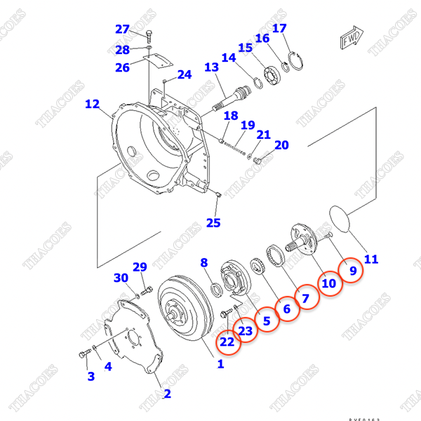 Bơm số 3EB-13-22043; 3EB-13-22042