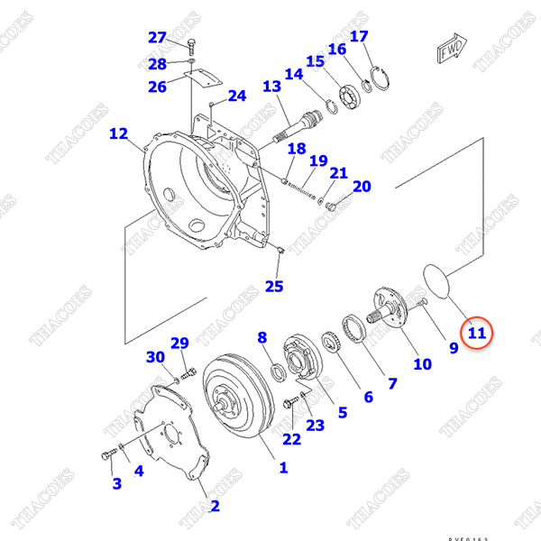 Vòng đệm oring 3EB-13-22443; 30B-13-11150