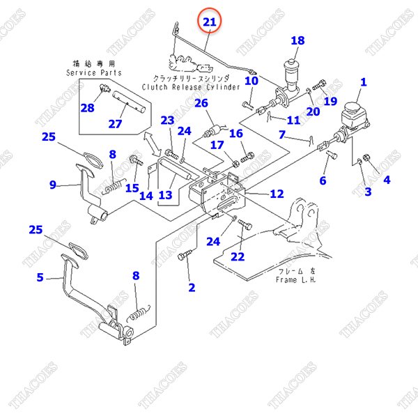 Ống dầu 3EB-36-31240