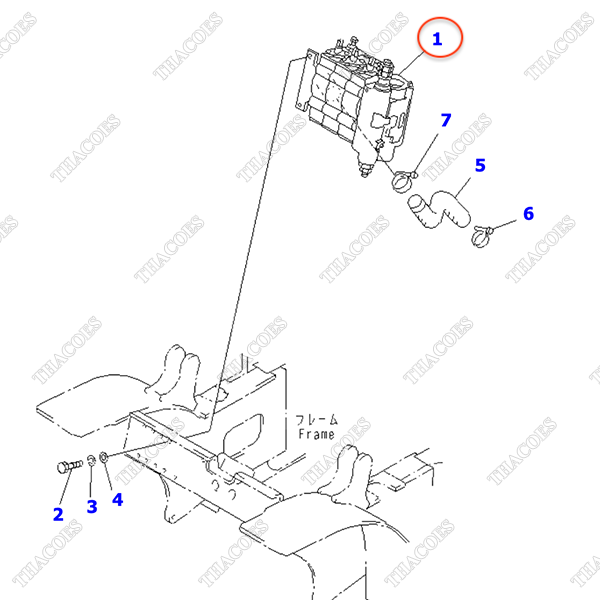(3sv) Cụm van điều khiển 3EB-61-33111; 3EB-61-33112; 3EB-61-33110