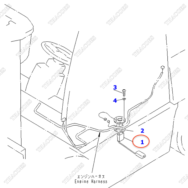 Phao báo nhiên liệu 3EB-55-28112