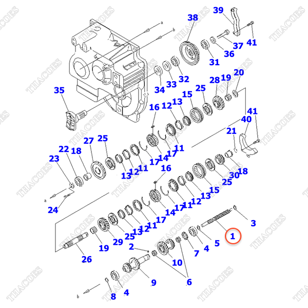 (MT) Trục truyền chuyển động 3EB-14-52280
