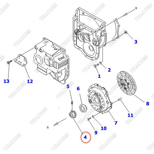 Bi tê bàn ép côn 3EB-10-41120 (MT)