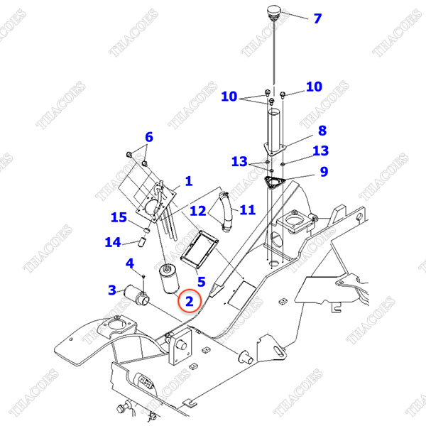 Lọc dầu thủy lực hồi 3EB-66-43630