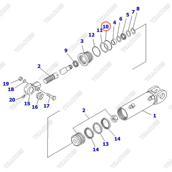 Vòng đệm oring 34B-63-15220 (K20)