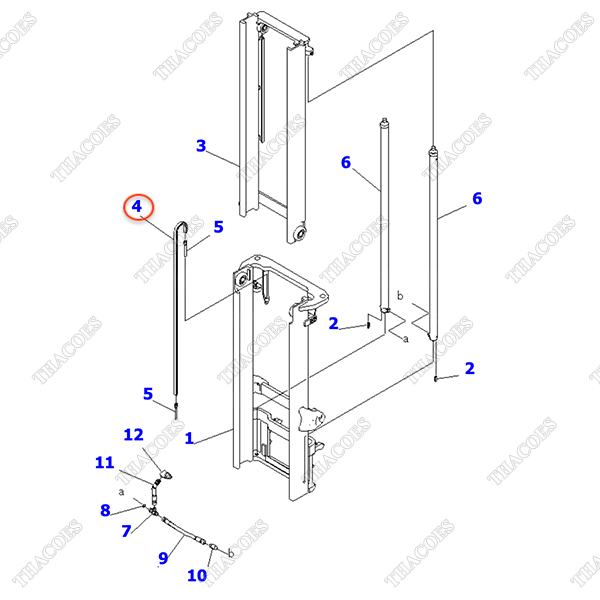 Xích nâng hạ 37B-787-1280; 37B-787-1250; 37B-737-1490; 37B-737-1440; 37B-737-1300; 37B-787-1150; 37B-737-1400; 34B-73-71400;  (2T2L)