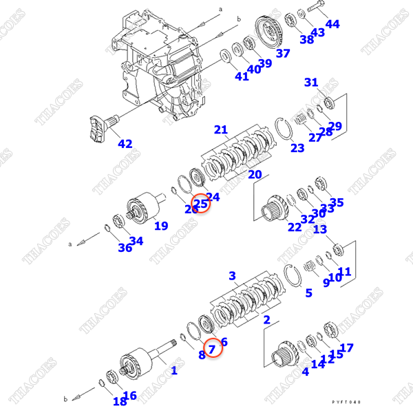 Xéc măng piston ly hợp 3EB-15-51290 (1 cái)