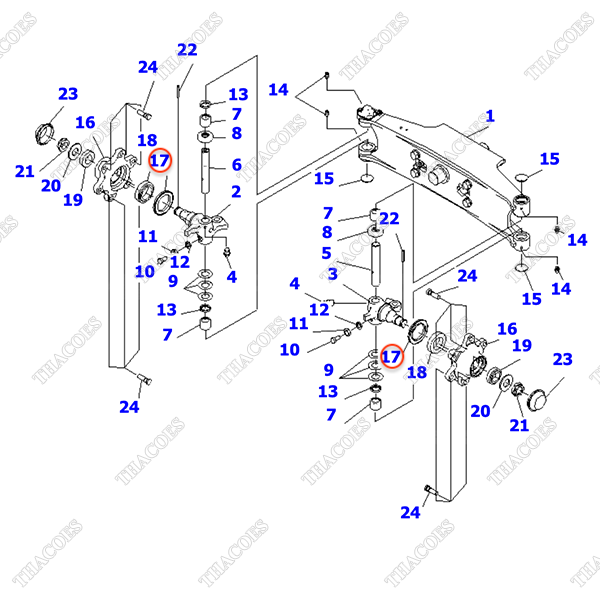 Phớt bụi moay ơ 3EB-24-41330