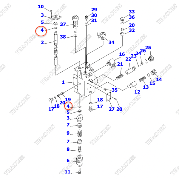 Vòng đệm oring 30A-61-11150; 54960-15220, 30A-61-11150, KB21001-00689;