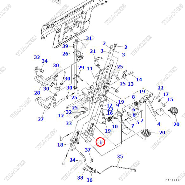 (AT, MT) Xi lanh tổng phanh 3EB-36-61180
