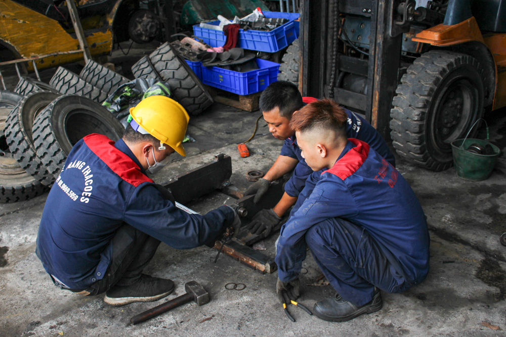 DỊCH VỤ SỬA CHỮA XE NÂNG KOMATSU, TOYOTA, TCM, ... - BÀN GIAO XE TRONG NGÀY