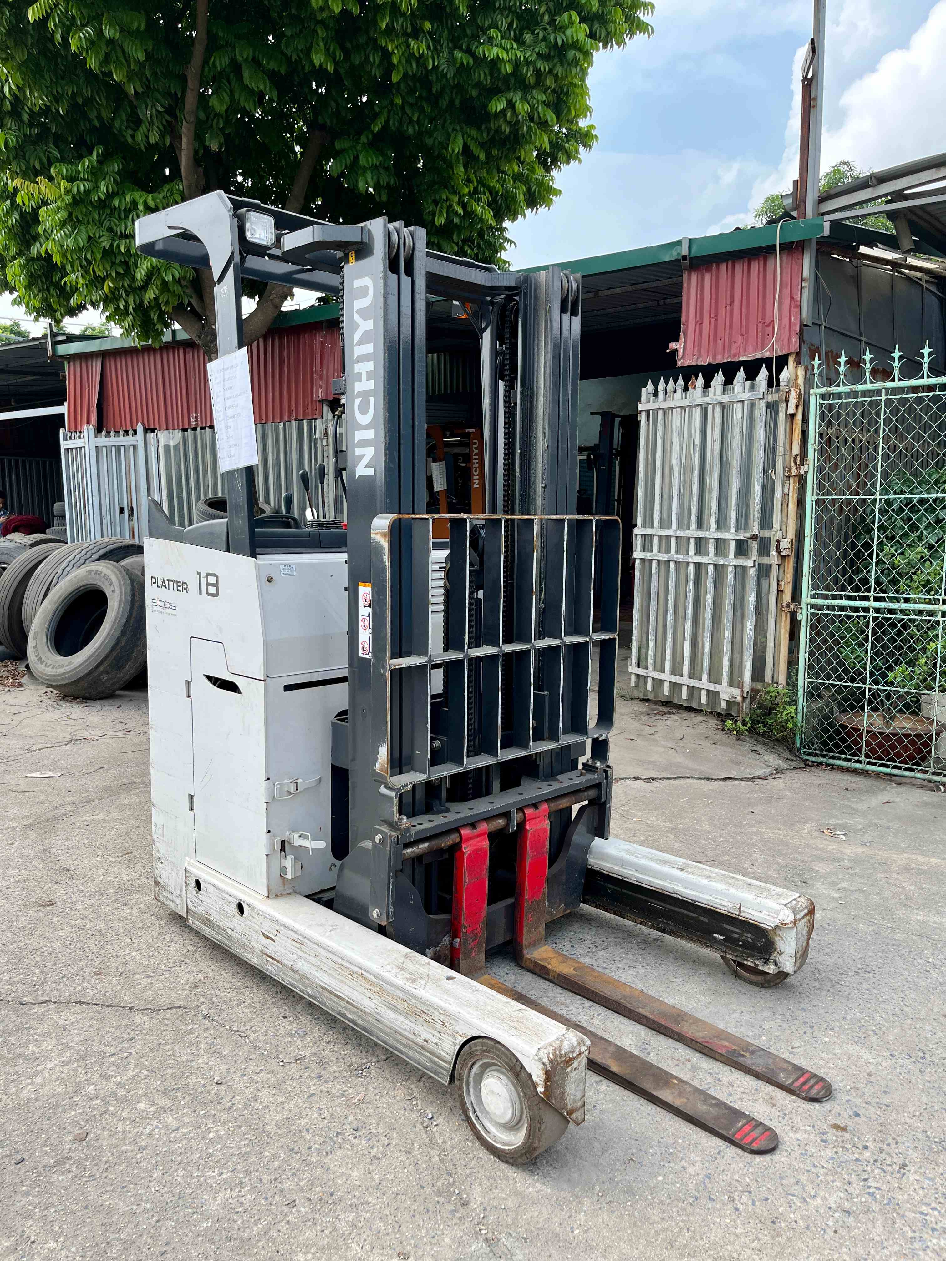 XE NÂNG ĐIỆN ĐỨNG LÁI NICHIYU 1,5 Tấn FBRW15-85B-450MCS (2020)