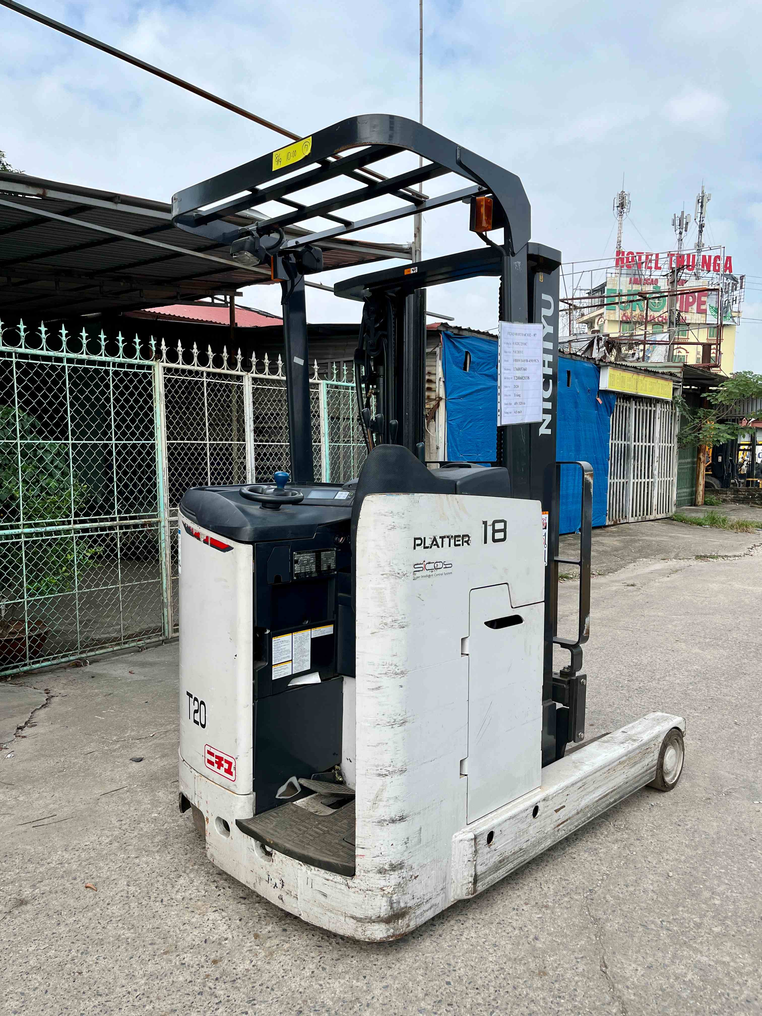 XE NÂNG ĐIỆN ĐỨNG LÁI NICHIYU 1,5 Tấn FBRW15-85B-450MCS (2020)