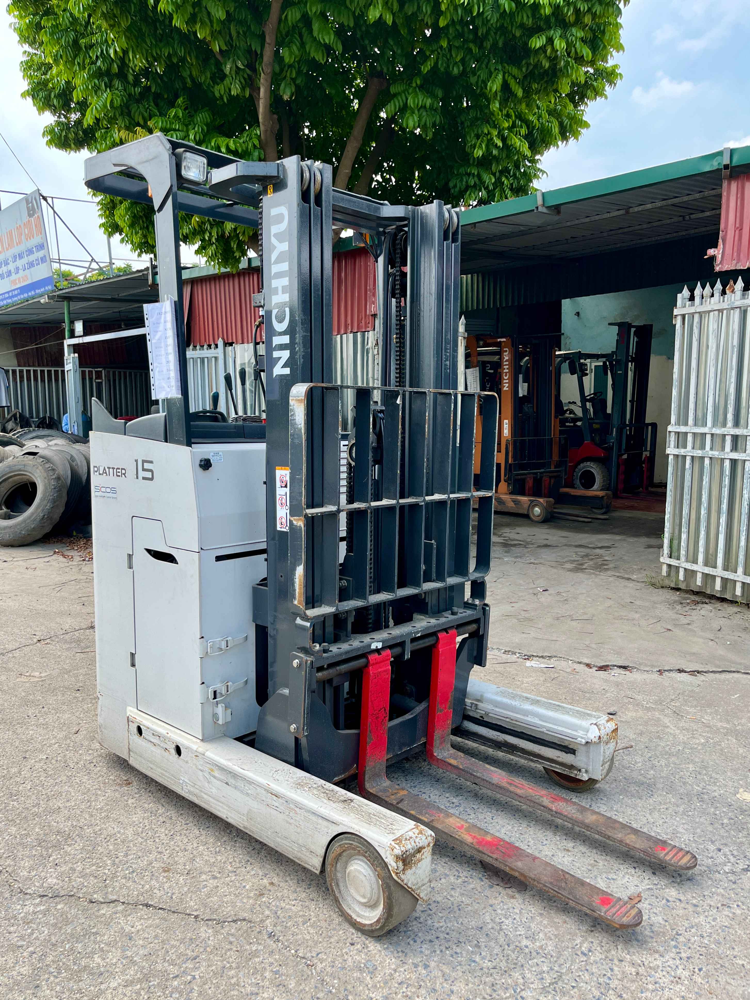XE NÂNG ĐIỆN ĐỨNG LÁI NICHIYU 1,5 Tấn FBRW15-85B-450MCS (2020)