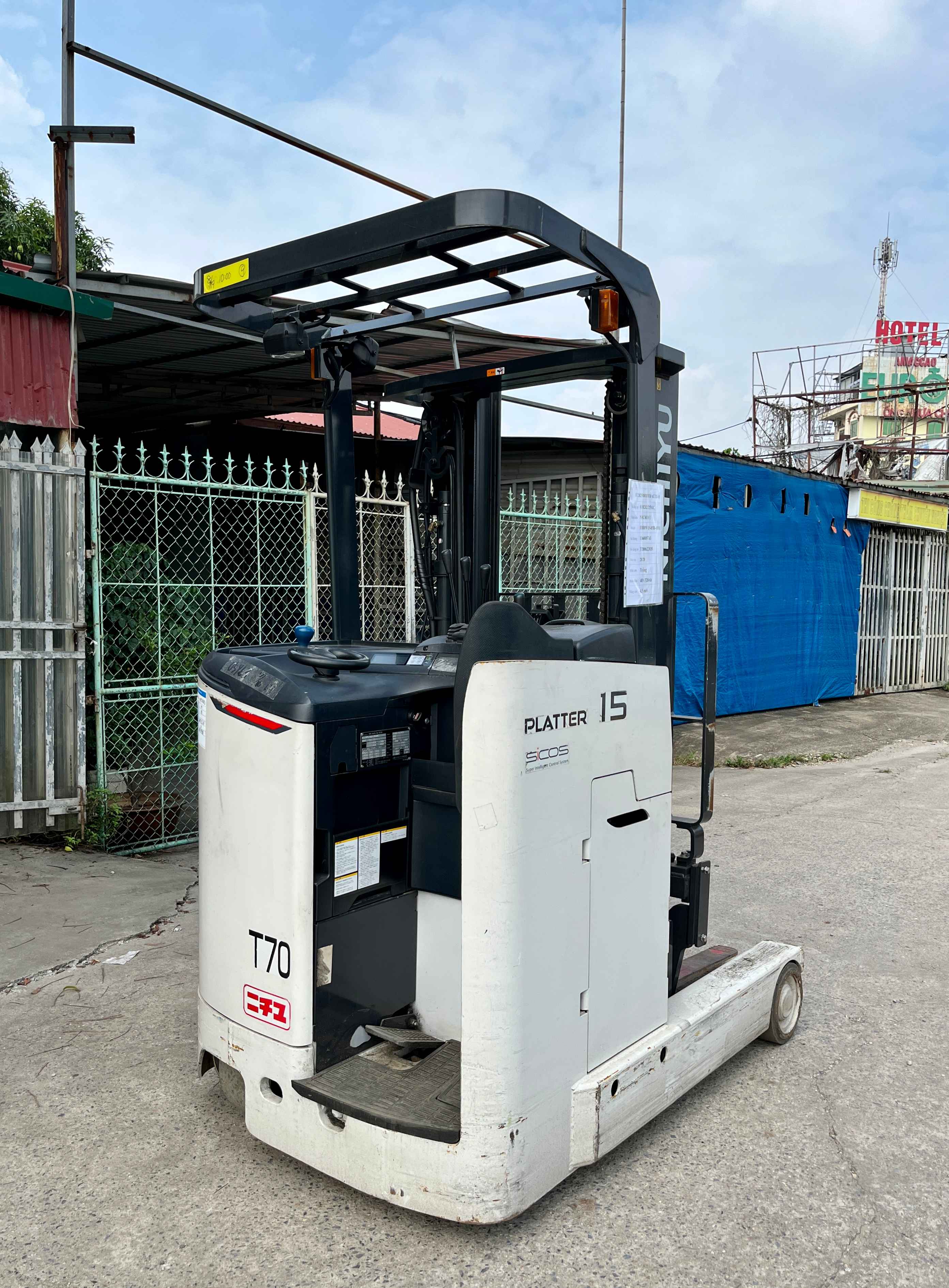 XE NÂNG ĐIỆN ĐỨNG LÁI NICHIYU 1,5 Tấn FBRW15-85B-450MCS (2020)