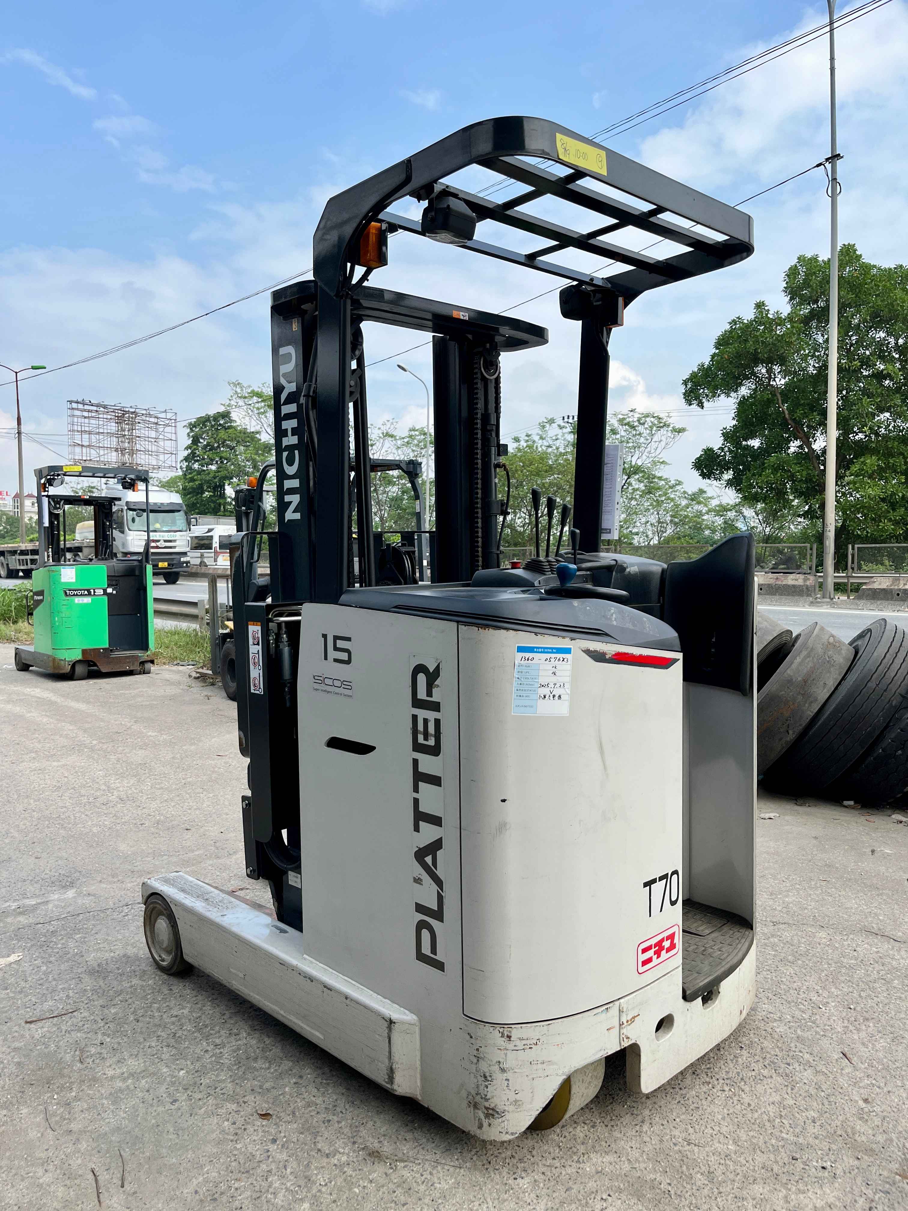 XE NÂNG ĐIỆN ĐỨNG LÁI NICHIYU 1,5 Tấn FBRW15-85B-450MCS (2020)