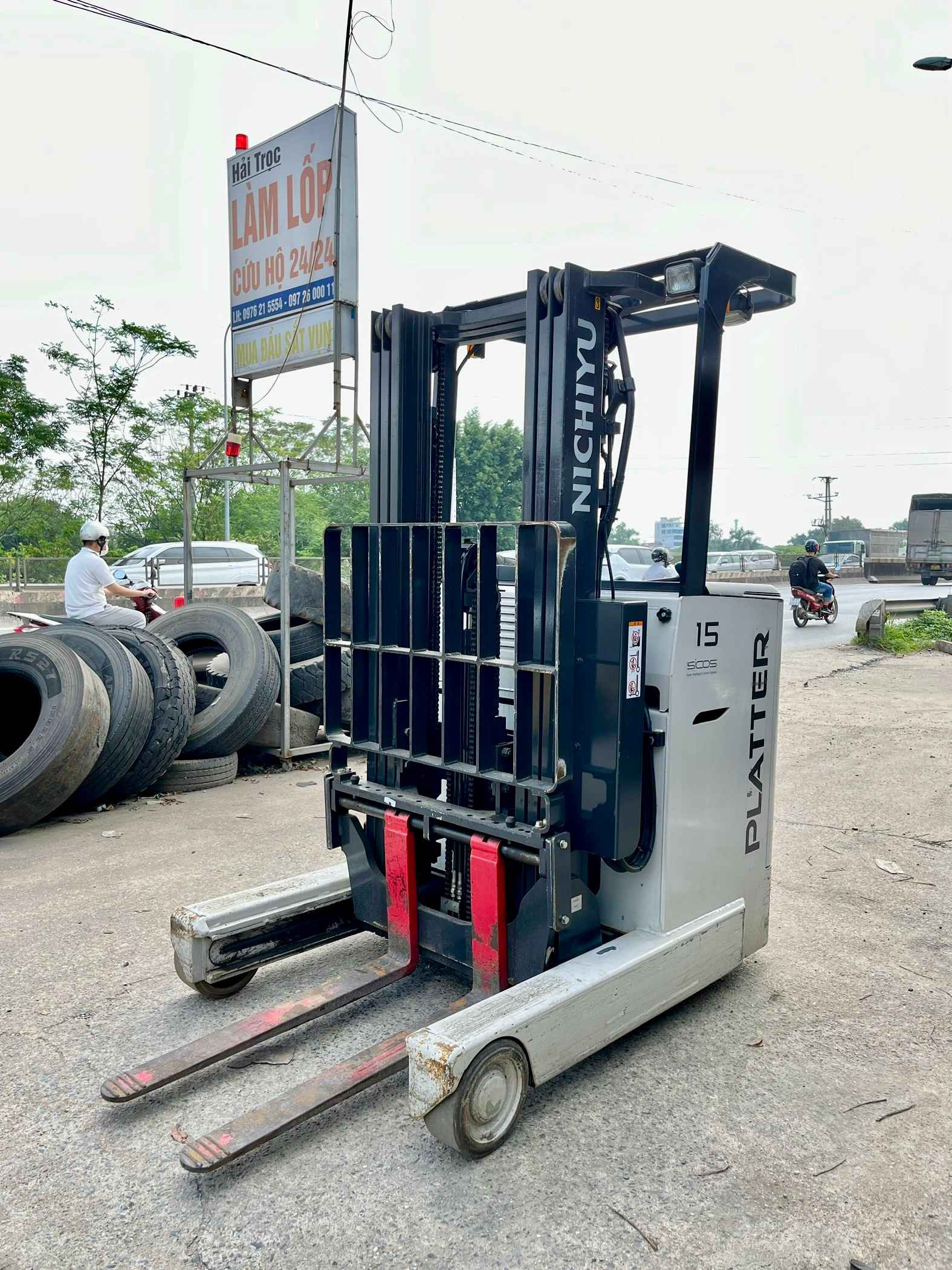 XE NÂNG ĐIỆN ĐỨNG LÁI NICHIYU 1,5 Tấn FBRW15-85B-450MCS (2020)