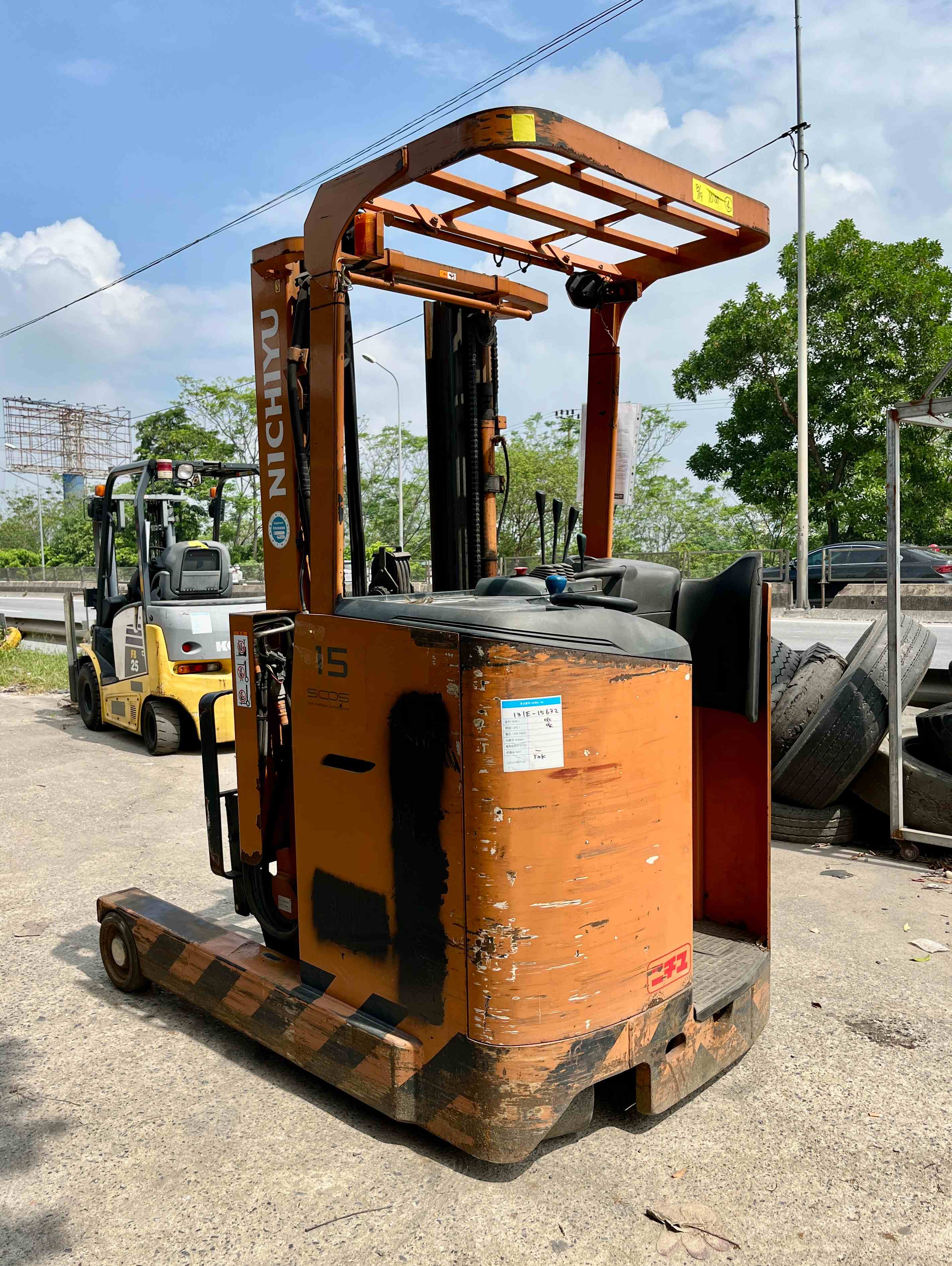 XE NÂNG ĐIỆN ĐỨNG LÁI NICHIYU 1,5 Tấn FBRAW15-80B-470MCS (2018)