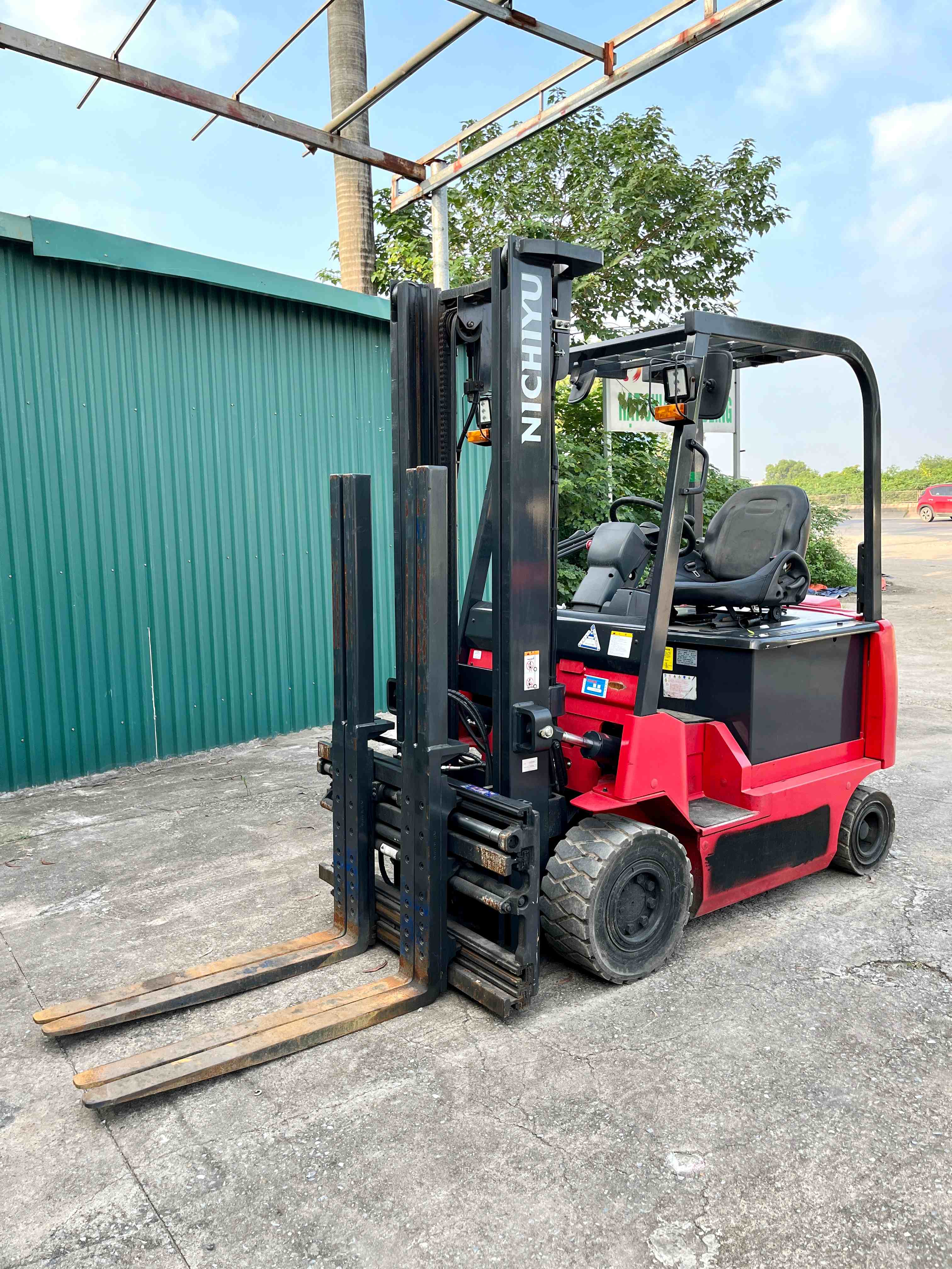 XE NÂNG ĐIỆN NGỒI LÁI NICHIYU 2 Tấn FB20PN-77B-370SFAFZ (2019)