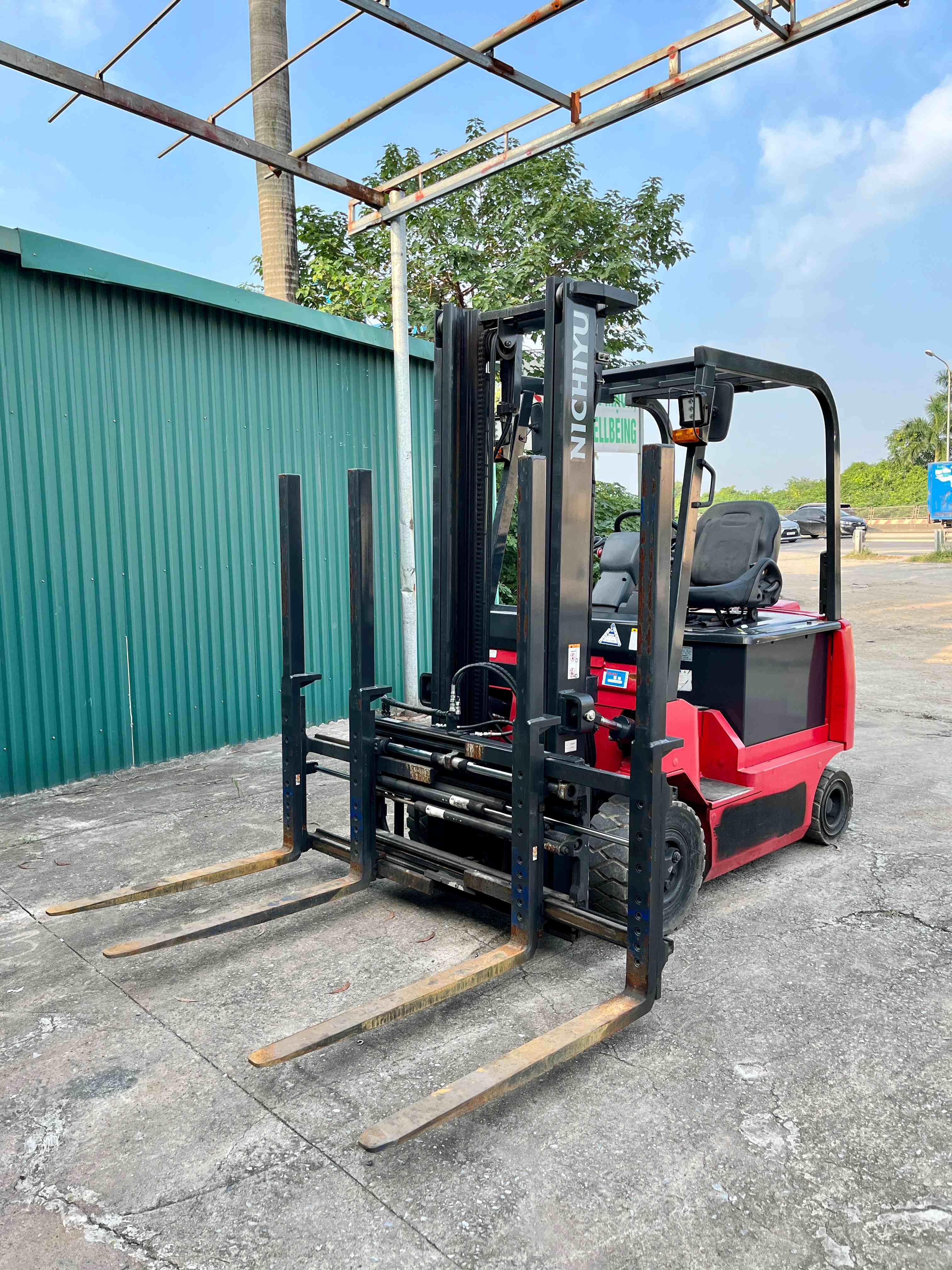 XE NÂNG ĐIỆN NGỒI LÁI NICHIYU 2 Tấn FB20PN-77B-370SFAFZ (2019)