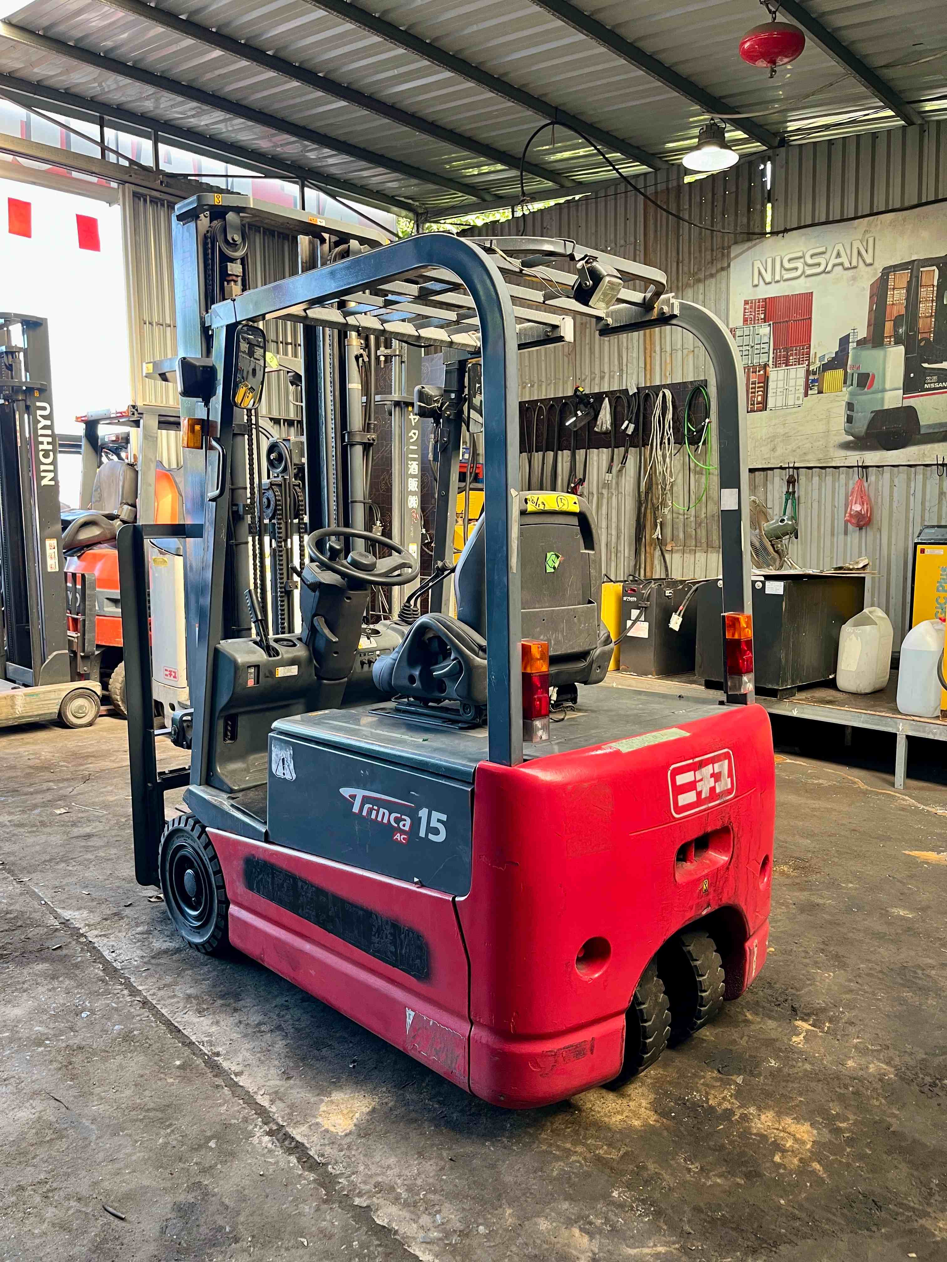 XE NÂNG ĐIỆN NGỒI LÁI NICHIYU 1.5 Tấn FBT15PN-75B-530M (2017)