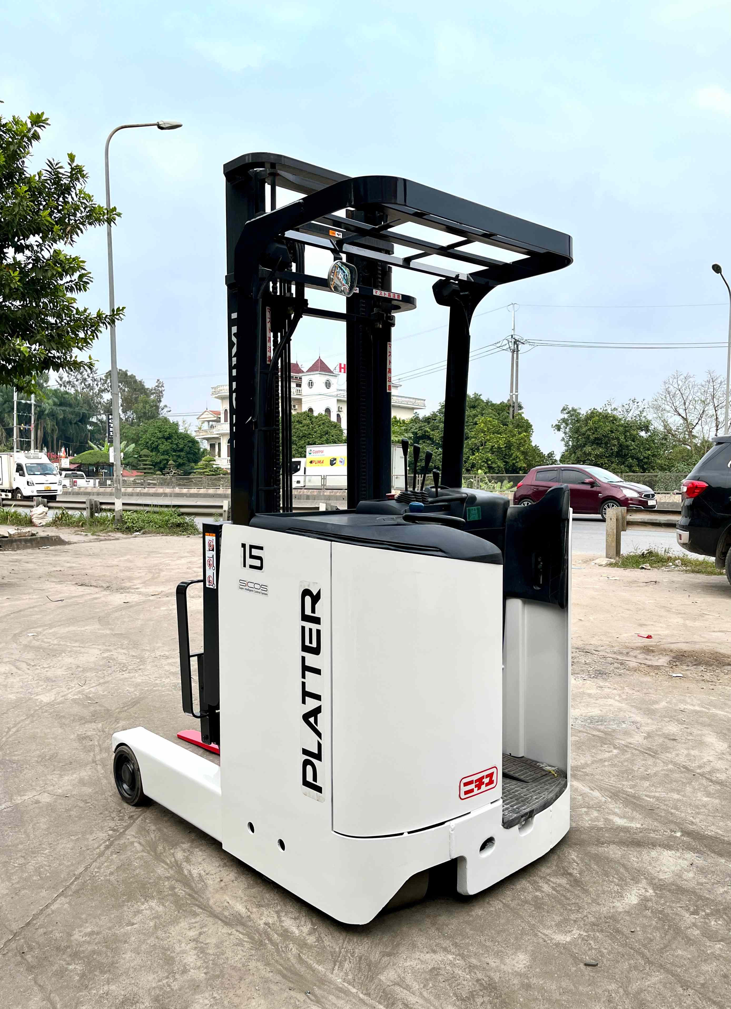 XE NÂNG ĐIỆN ĐỨNG LÁI NICHIYU 1,5 Tấn FBRM15-80-400 (2015)