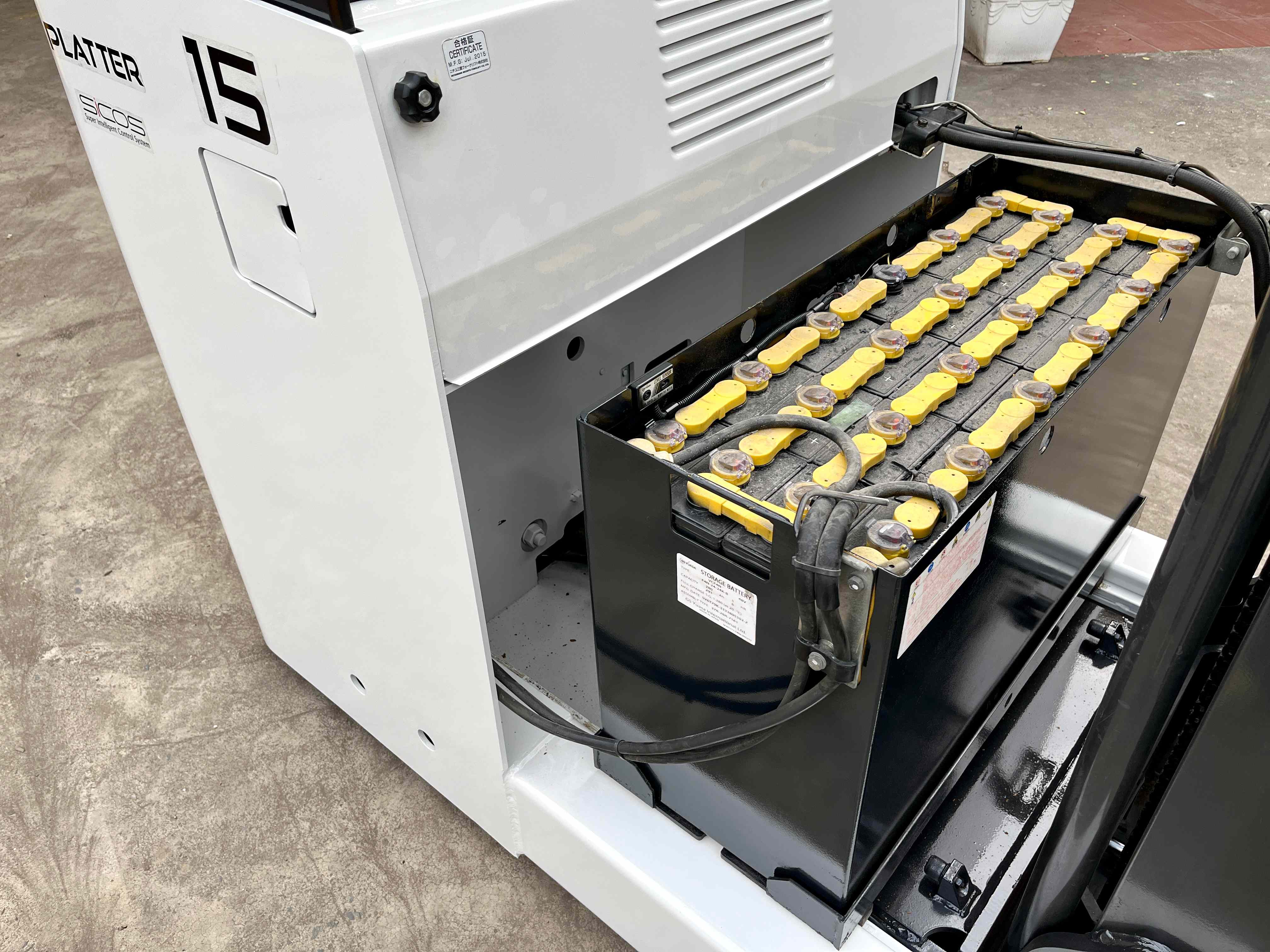 XE NÂNG ĐIỆN ĐỨNG LÁI NICHIYU 1,5 Tấn FBRM15-80-400 (2015)