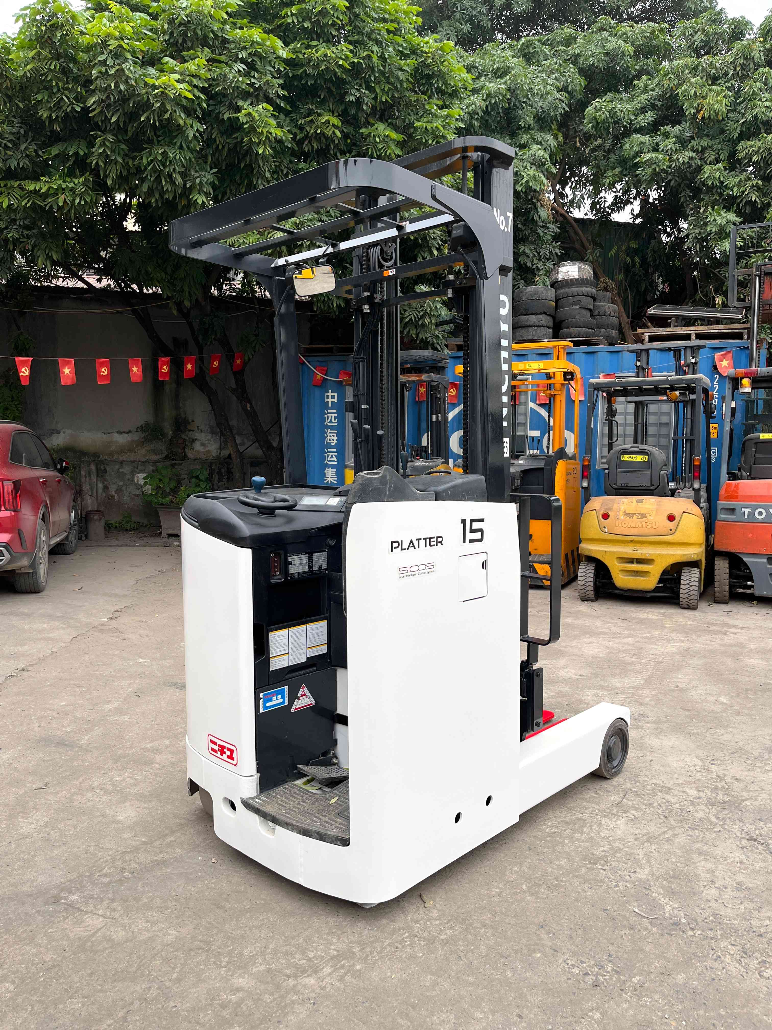 XE NÂNG ĐIỆN ĐỨNG LÁI NICHIYU 1,5 Tấn FBRM15-85B-400 (2021)