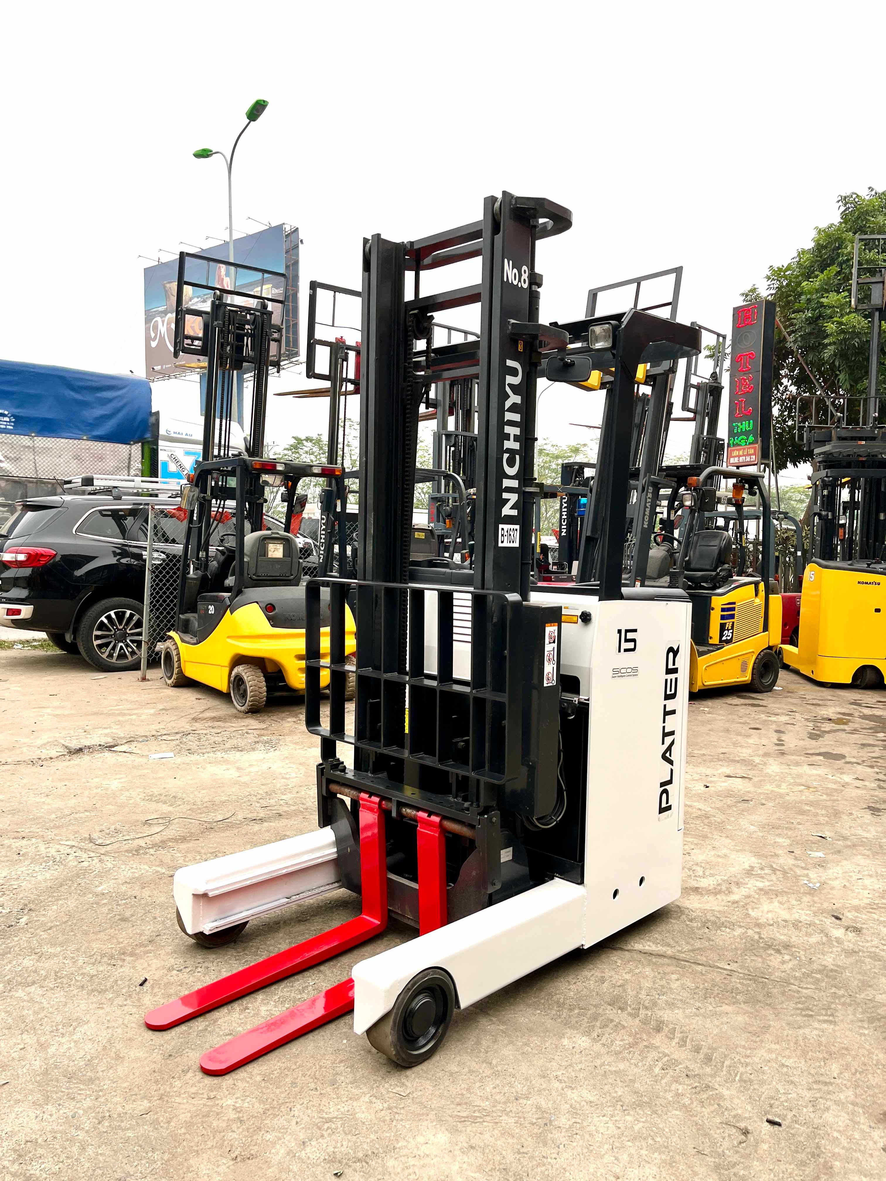 XE NÂNG ĐIỆN ĐỨNG LÁI NICHIYU 1,5 Tấn FBRM15-85B-400 (2021)