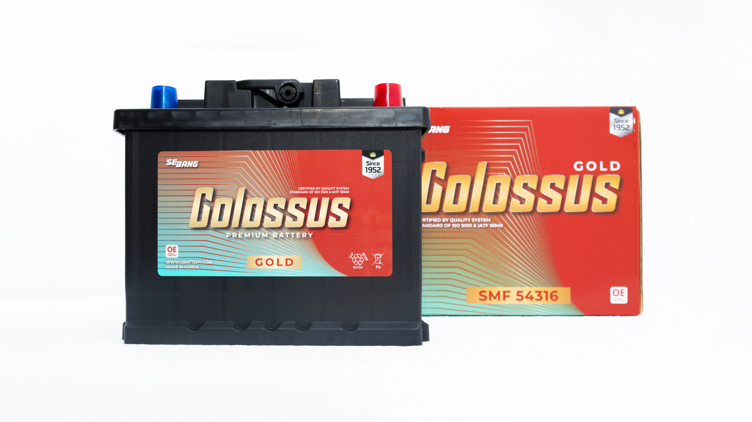 BÌNH ẮC QUY COLOSSUS SMF 54316 (DIN 43AH - L)
