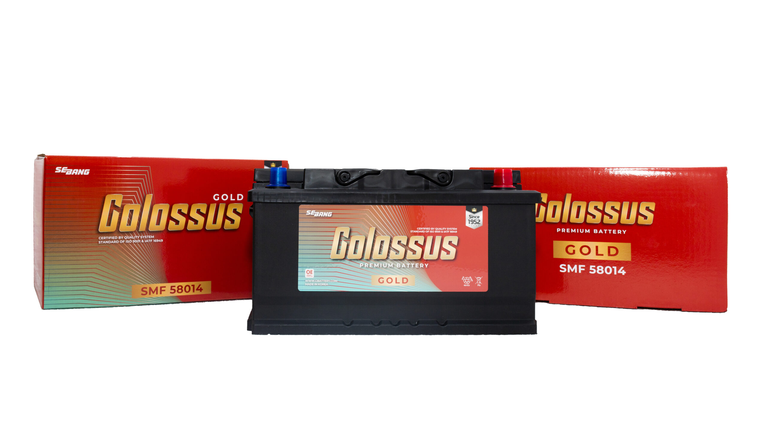BÌNH ẮC QUY COLOSSUS SMF 58014 (DIN 80AH - L)