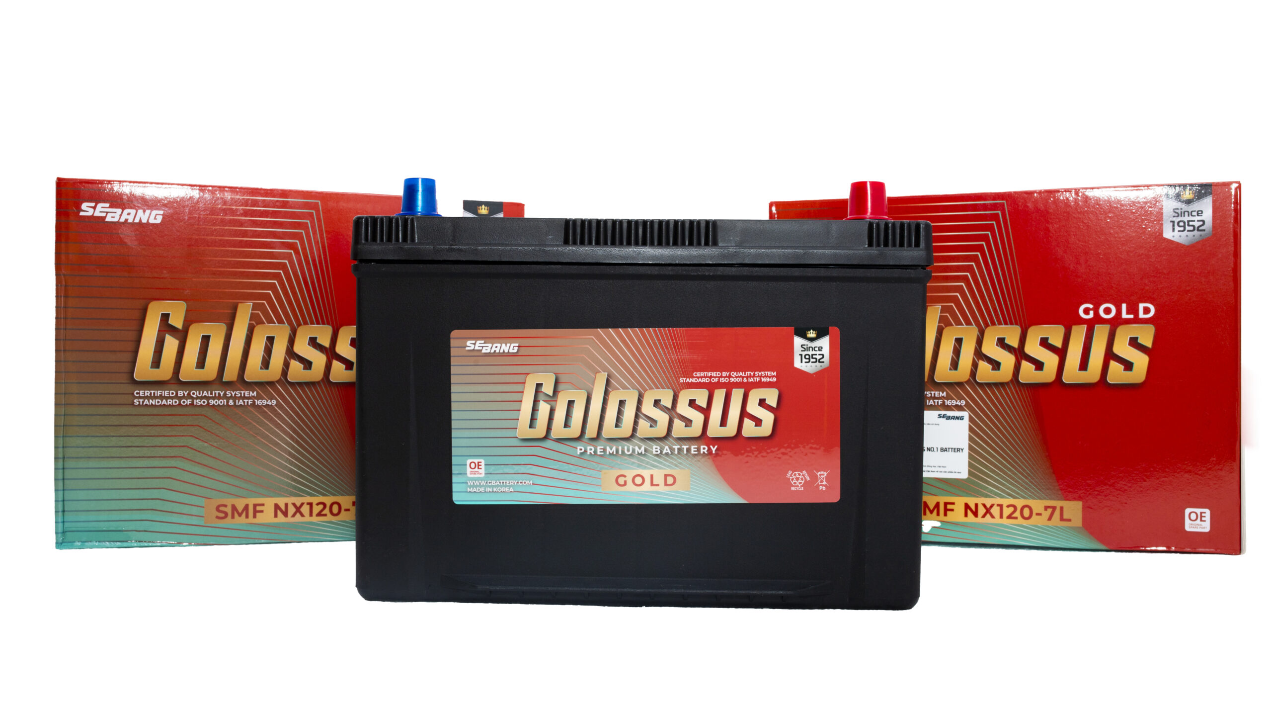 BÌNH ẮC QUY COLOSSUS SMF NX120-7L (90AH)