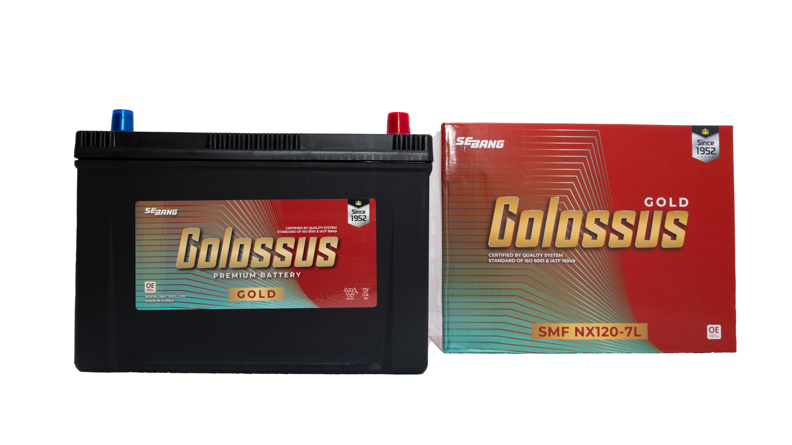 BÌNH ẮC QUY COLOSSUS SMF NX120-7L (90AH)
