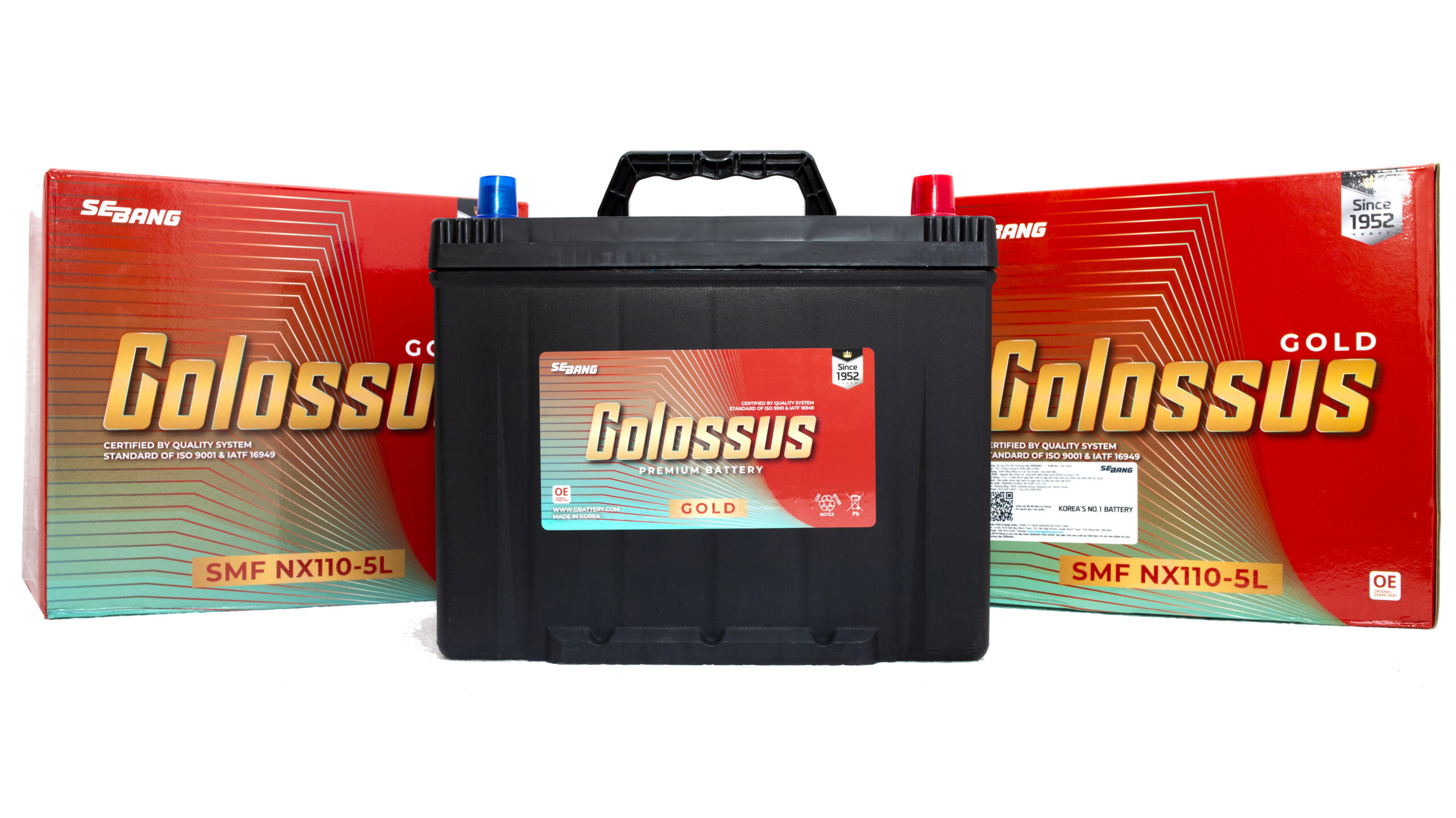 BÌNH ẮC QUY COLOSSUS SMF NX110-5L (70AH)