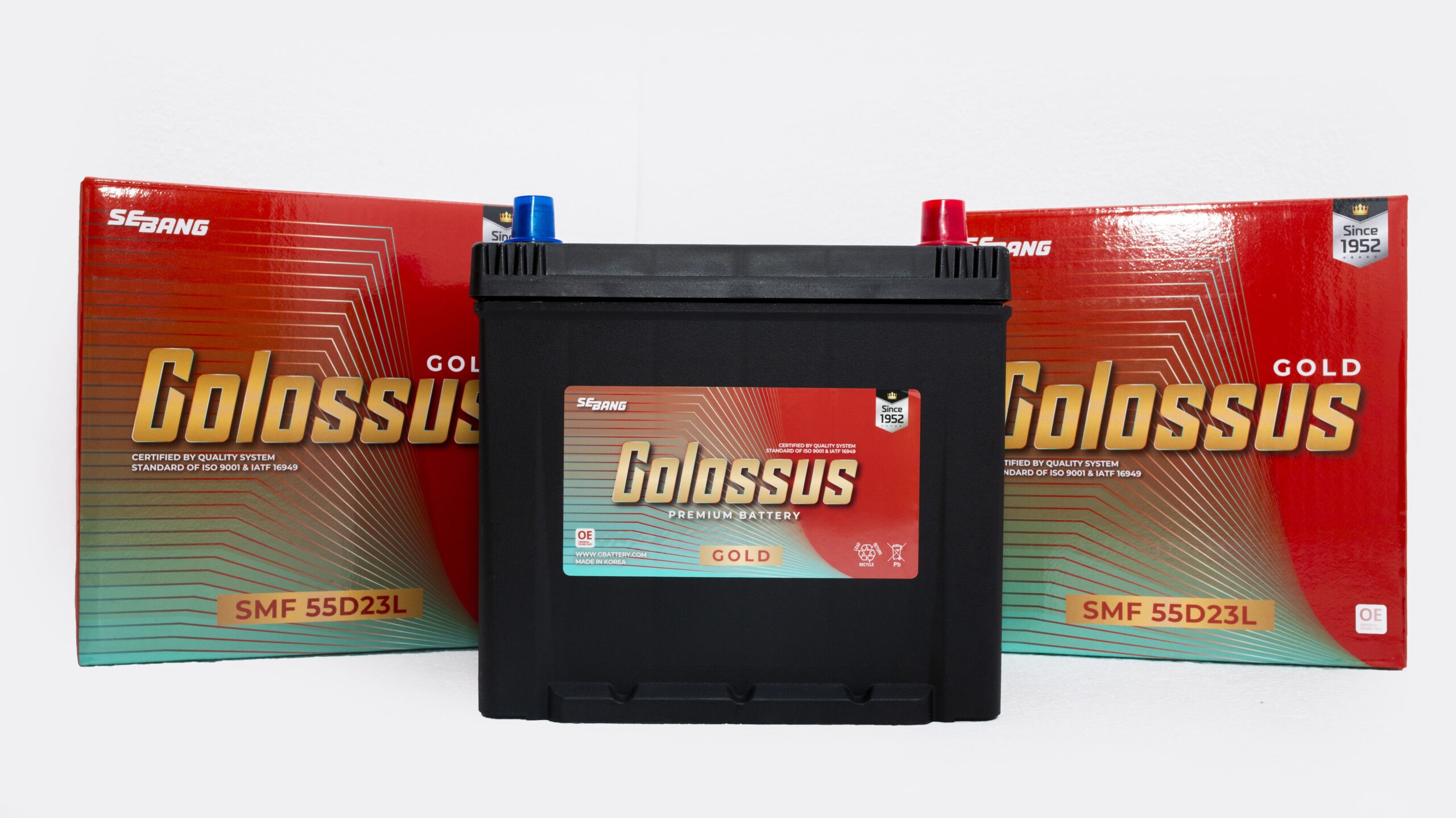 BÌNH ẮC QUY COLOSSUS SMF 55D23L (60AH)