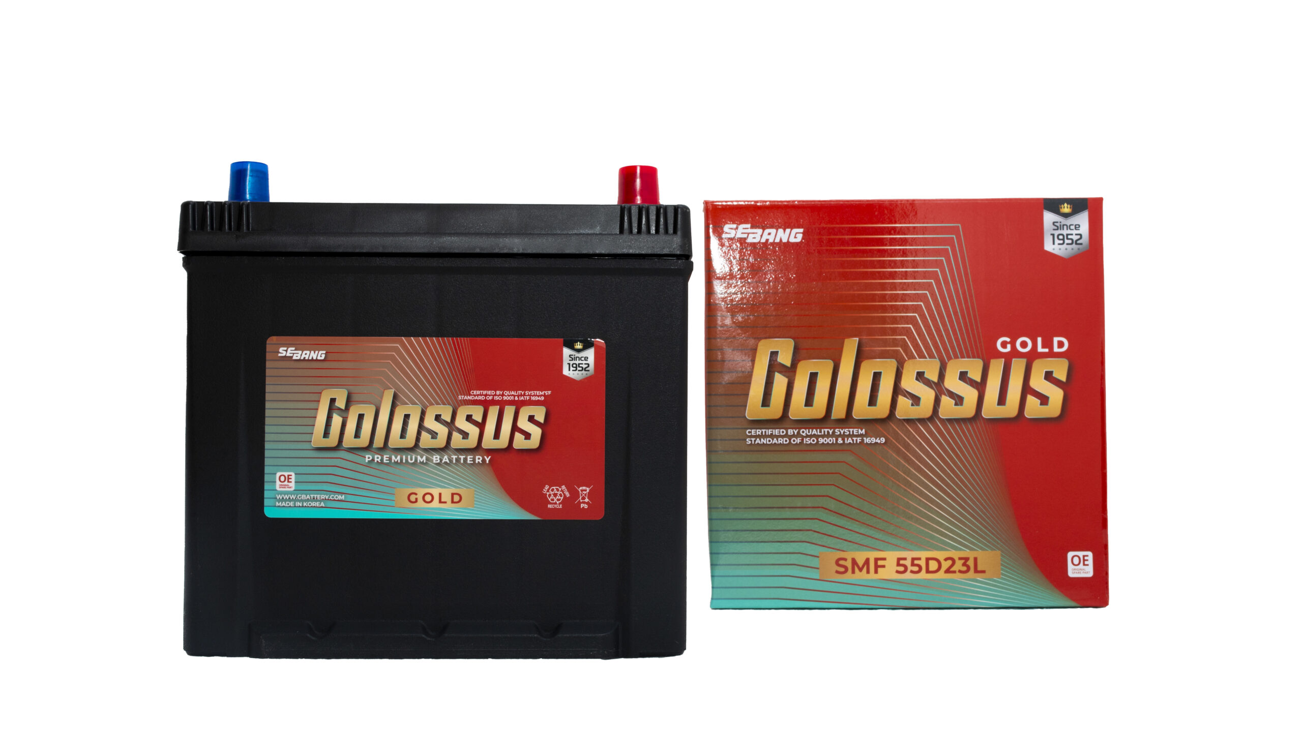 BÌNH ẮC QUY COLOSSUS SMF 55D23L (60AH)